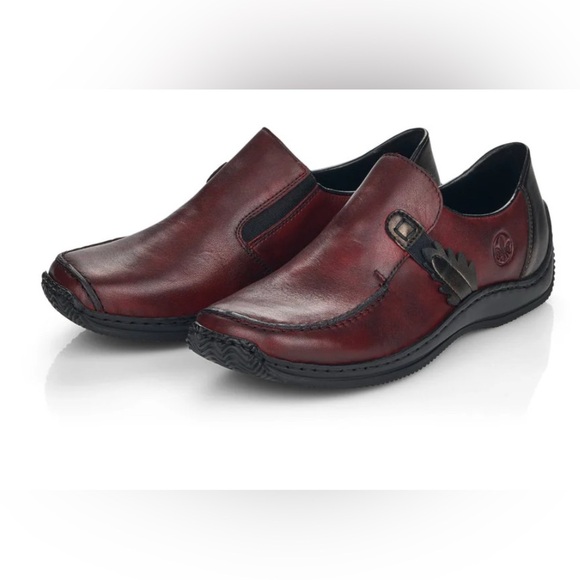 NWOT Rieker Celia Slip-On Leather Shoes Size 41 - Picture 2 of 15